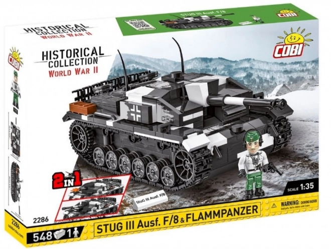 Stug III és Flammpanzer építőjáték készlet