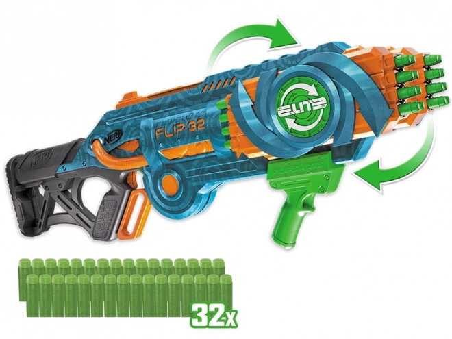 Hasbro nerf elite 2.0 flip-32 kilövő játékfegyver