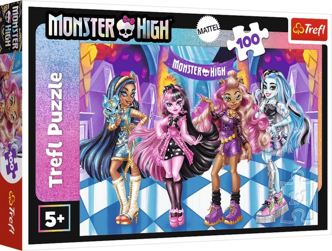 100 darabos puzzle - Szörnyen jó barátok Monster High