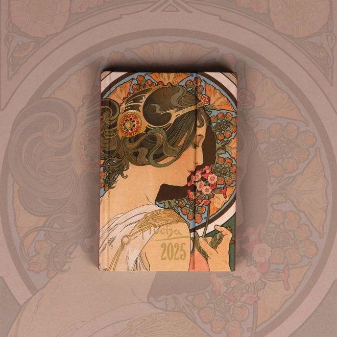 Notique - Alfons Mucha 2025 heti mágneses határidőnapló