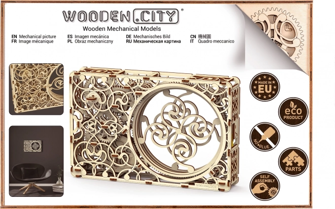 Mechanikus kép - Fa 3D puzzle