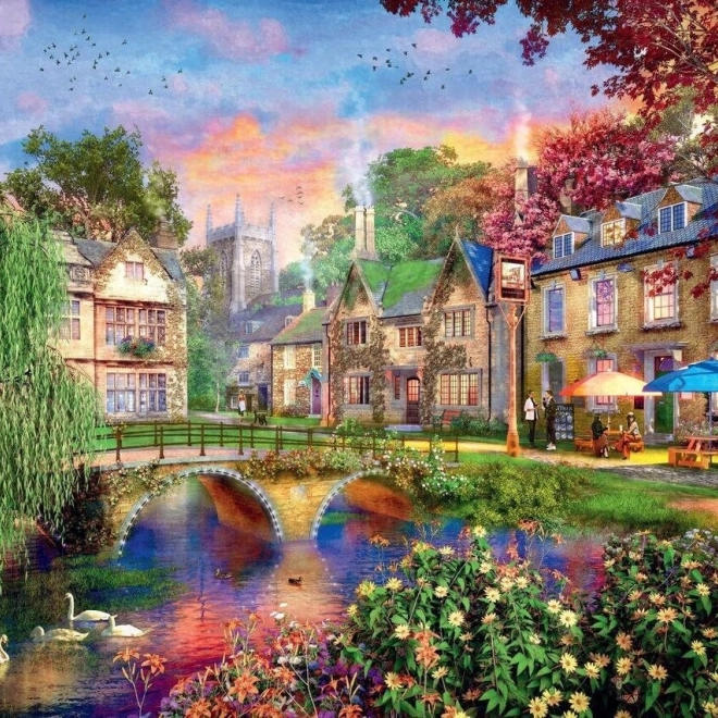 Ravensburger Puzzle Cotswold úti 1000 darabos