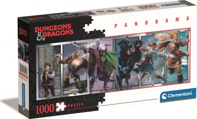 Clementoni panoráma puzzle dungeons&dragons 1000 darabos