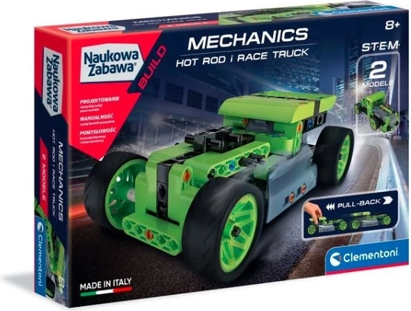 Mechanikai laboratórium építőkészlet – Hot Rod és versenykamion