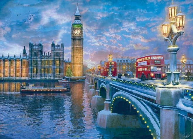 Eurographics karácsony este Londonban puzzle 1000 darabos