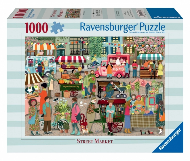 Jigsaw puzzle 1000 darabos vásári jelenet