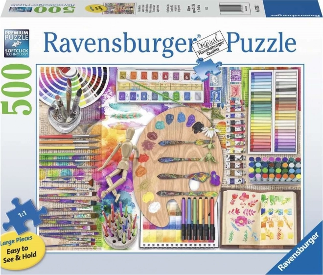 Ravensburger művészpaletta XXL puzzle 500 darabos