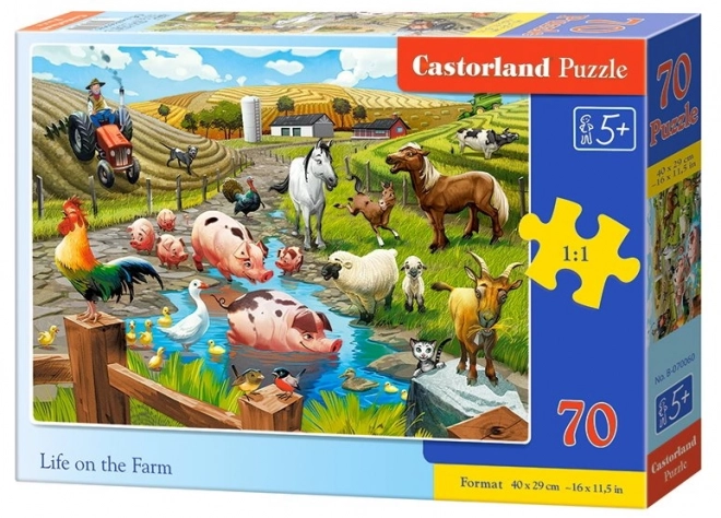 Színes Élet a Farmon Gyermek Puzzle