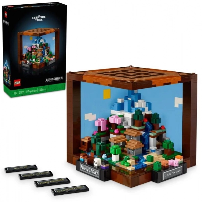 Lego Minecraft Építőasztal