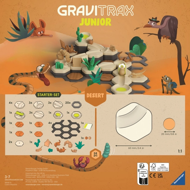 Ravensburger GraviTrax Junior Kezdőkészlet Sivatag