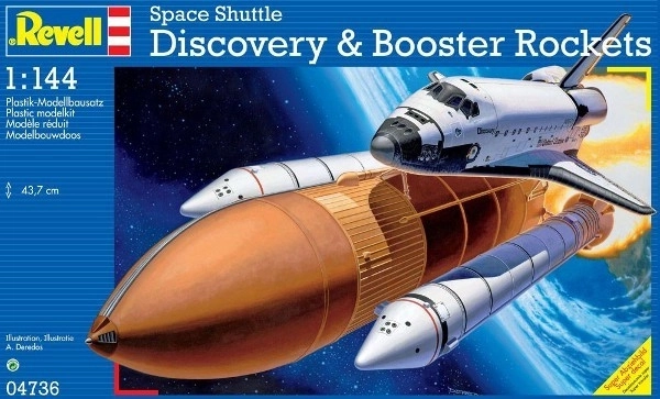 Space Shuttle Discovery & Booster Rockets modell készlet