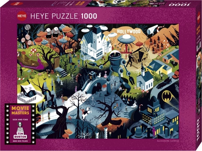 Film Mesterek Puzzle - TIM BURTON 1000 Darabos