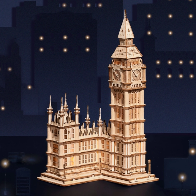 Világító fa 3D puzzle Big Ben torony