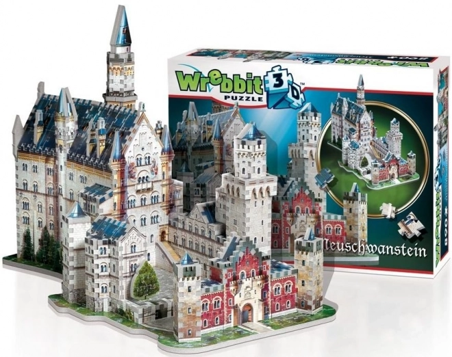 Neuschwanstein kastély 3D puzzle