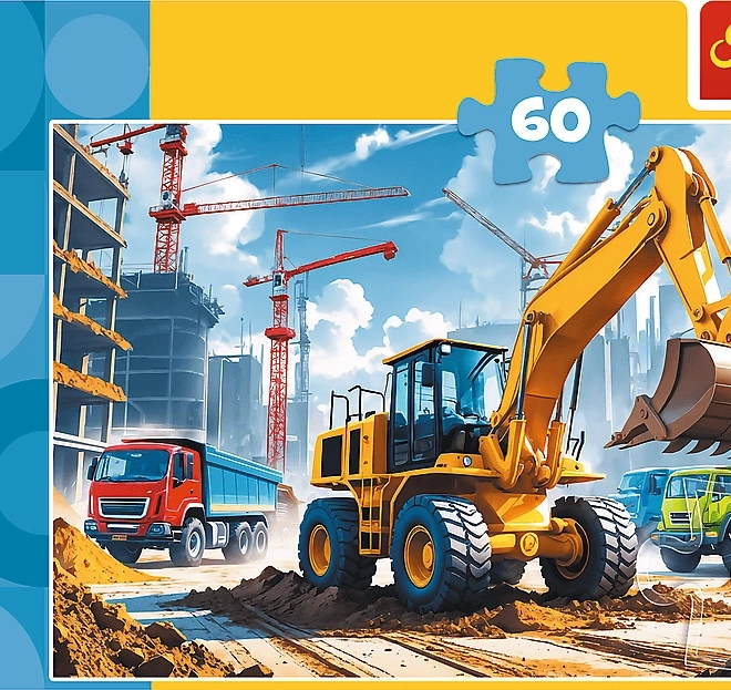 Kotrakós - Rakodógépes Puzzle 60 darabból