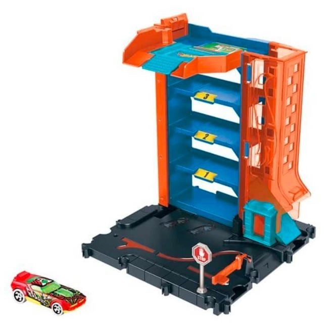 Hot Wheels városi kis parkolószett