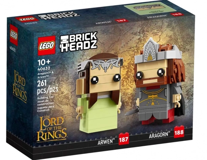 Klocki BrickHeadz Aragorn és Arwen esküvője