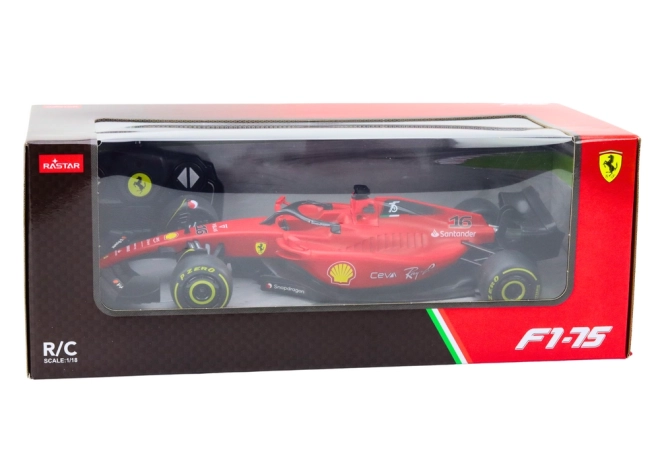 Zdalnie sterowana Ferrari F1-75 piros versenyautó 1:18