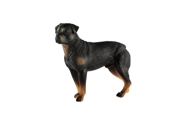 Rottweiler műanyag kutyafigura 8cm