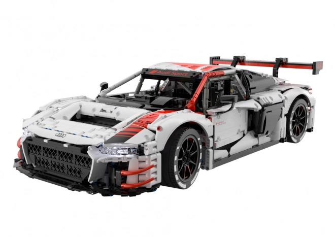 Építő Készlet RC Autó Audi R8 GT3 Rastar Fehér