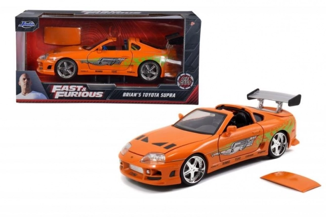 Gyors és dühös Toyota Supra 1995 modellautó 1:24