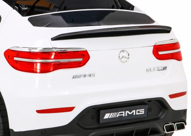 Mercedes Benz GLC63S gyerekeknek fehér + távirányító + 4x4 hajtás + MP3 LED + EVA + lassú indulás