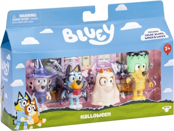 Bluey Figurák - Álarcosbál 4 csomag