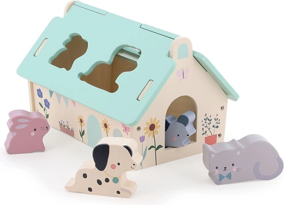 Vilac fa puzzle házikó állatoknak