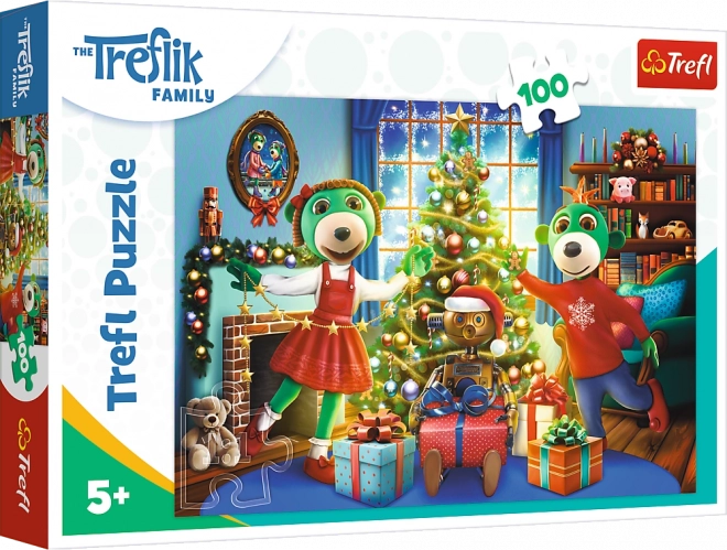 Téli Treflikek puzzle 100 darabos