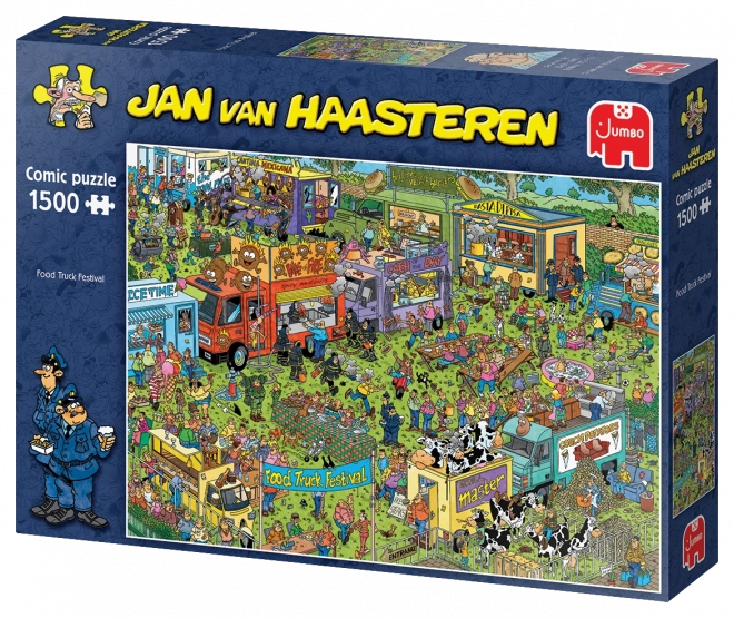 Jumbo Jan Van Haasteren ételkamion fesztivál puzzle 1500 darab