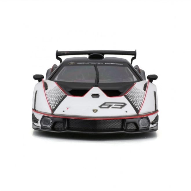 Verseny LAMBORGHINI Essenza SCV12 fehér modellautó 1:24