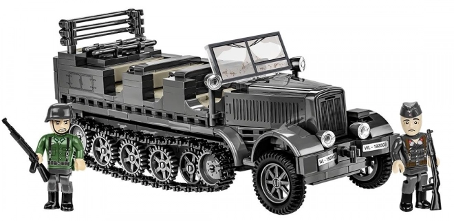 II. világháborús Sd.Kfz. 7 féllánctalpas építőkészlet