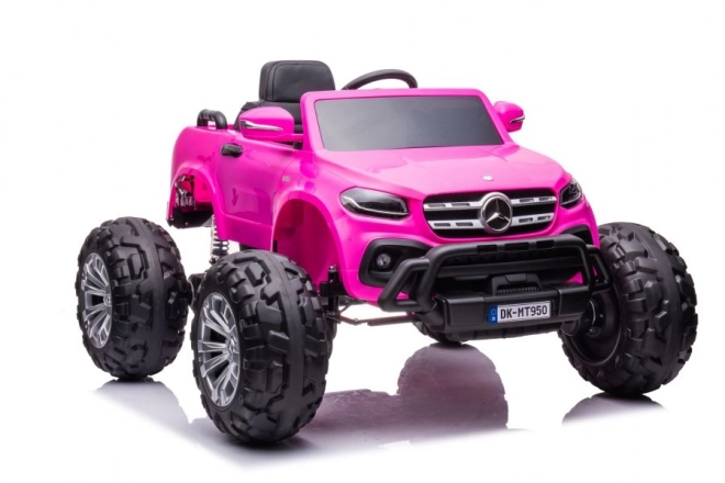 Rózsaszín Mercedes Akkumulátoros Autó Barbie