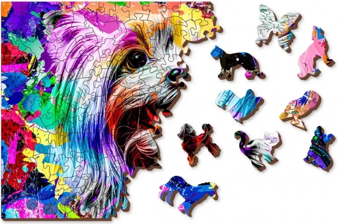 Pop Art Jorkshire Terrier Fa Puzzle 505 Darab