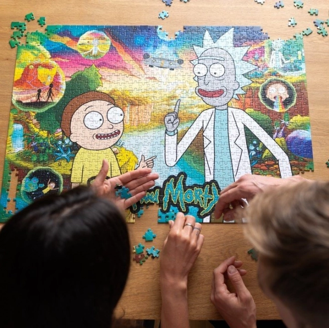 Trefl Puzzle 1000 darabos Rick és Morty