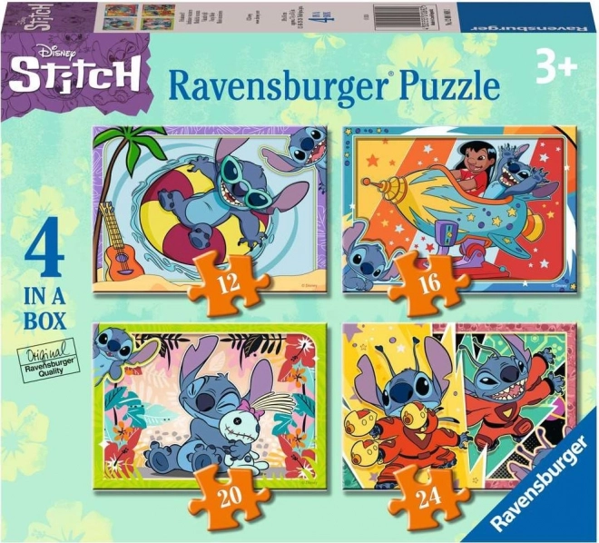 Ravensburger Lilo és Stitch puzzle 4 az 1-ben