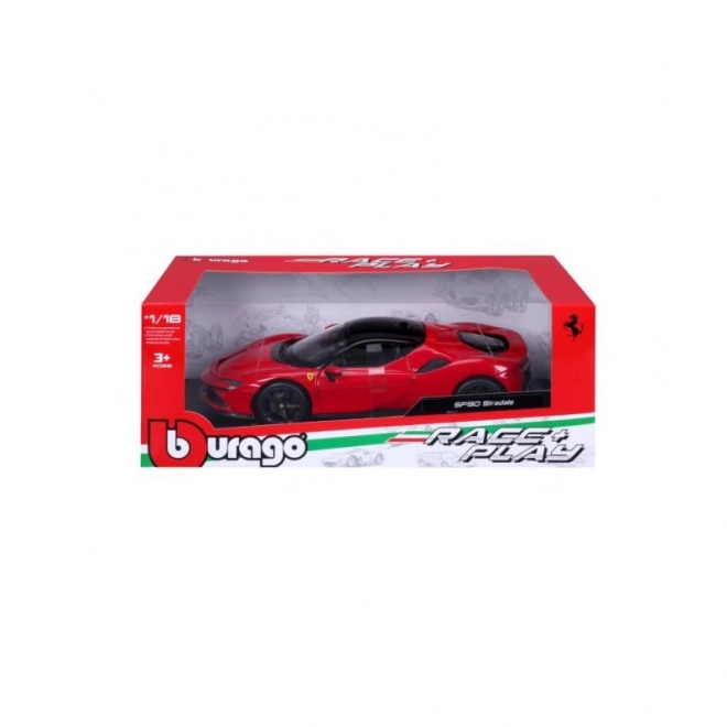 Bburago Ferrari SF90 Stradale piros