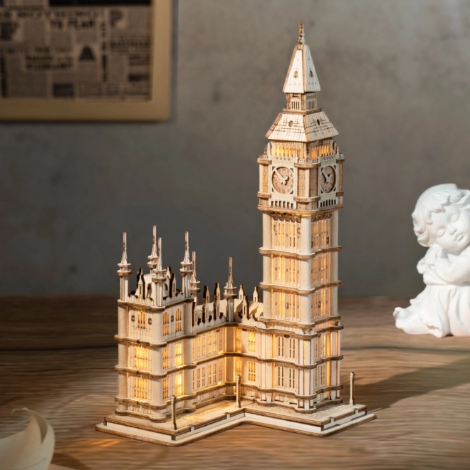 Világító fa 3D puzzle Big Ben torony