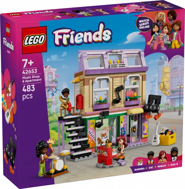 LEGO Friends hangszerbolt és lakás