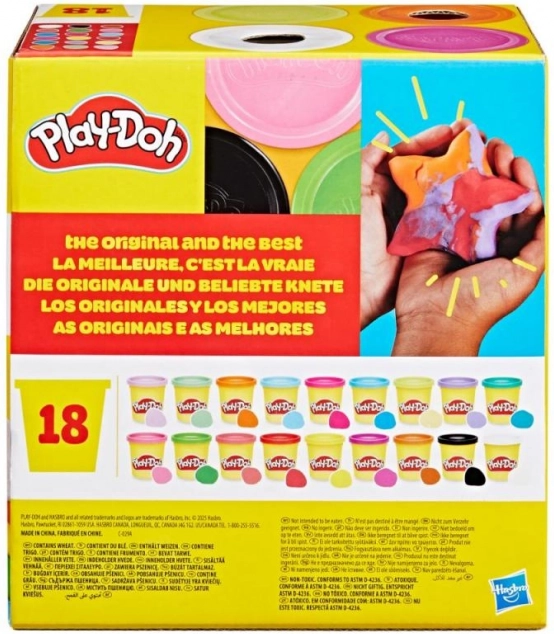 Play-Doh nagy készlet 18 tégely