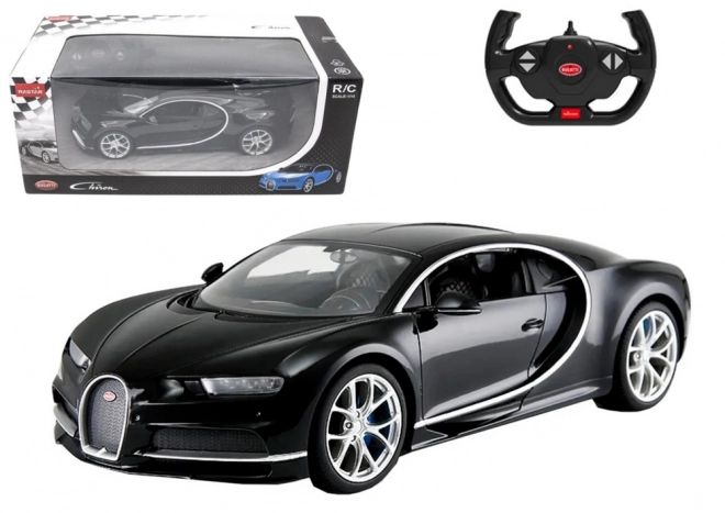 Távirányítós autó Bugatti Chiron 1:14 fekete