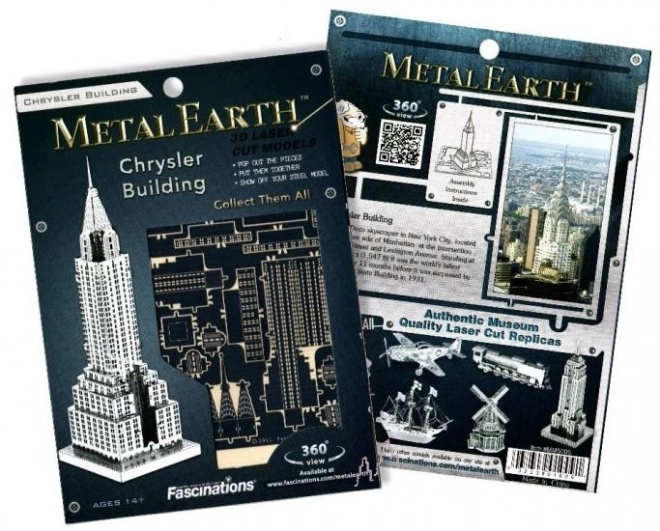 Chrysler Building 3D fém puzzle - Metal Earth