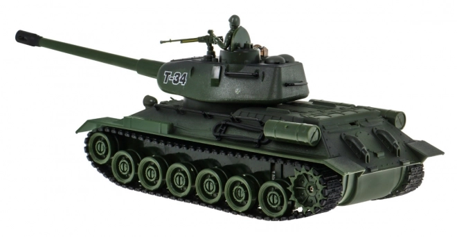 Távirányítós T-34 és Tiger tank csata készlet