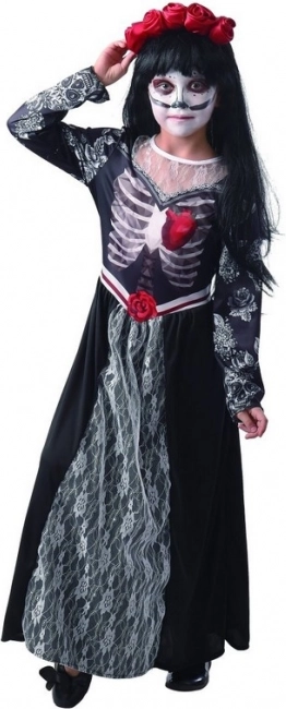 Karneváli jelmez - Zombi menyasszony 130-140 cm