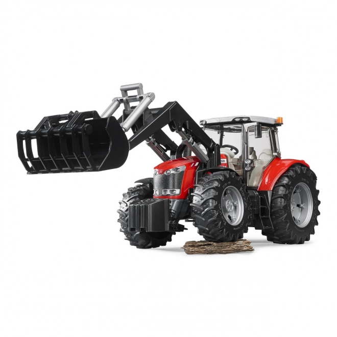 Bruder traktor Massey Ferguson 7624 elülső rakodóval