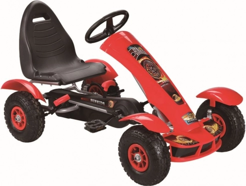 Pedálos gokart piros