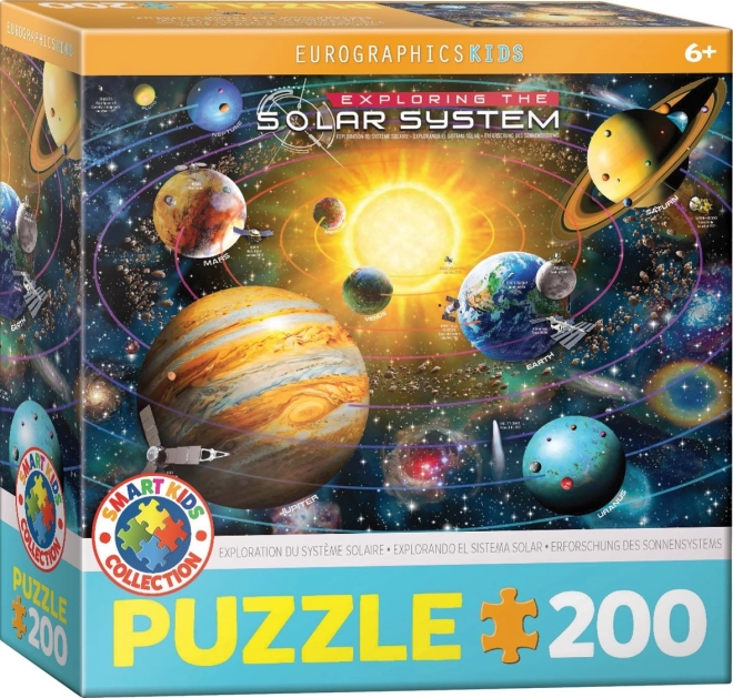 Eurographics naprendszer felfedezése puzzle 200 darabos