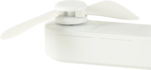 Hordozható összecsukható mini ventilátor USB 2 az 1-ben fehér