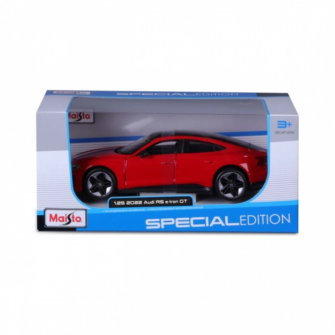 audi rs e-tron gt 2022 piros kompozit modell 1:25