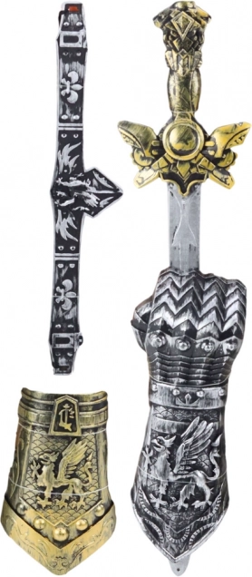 Gyermek gladiátor készlet karddal, védővel és övvel
